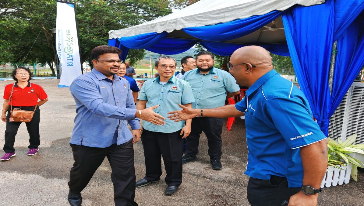 YB Veerapan at KITArecycle launch ceremony